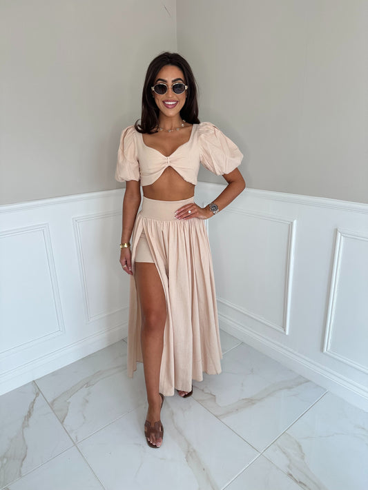 Extreme sleeve latte co ord